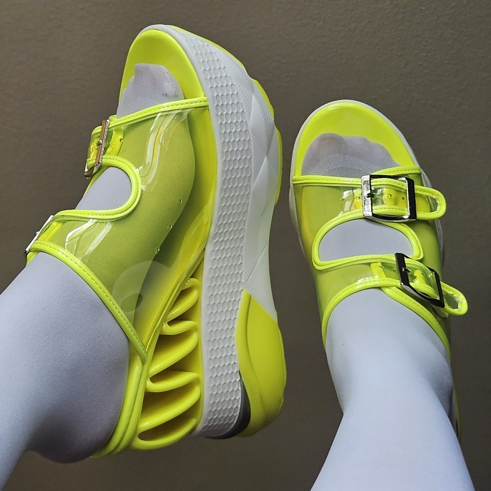 Cape Robbin Roadster Platform Wedge Heel Sneaker Sandals